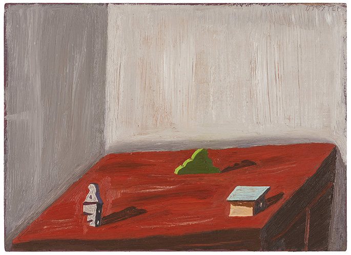 Drexler: Felderlandschaft mit Haus