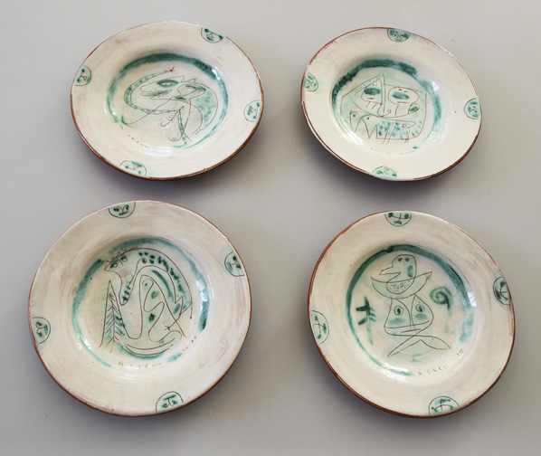 Altena, 4 Sgraffito Teller