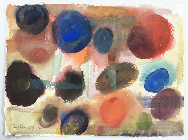 Paul Breinig, o.T. Aquarell 2017