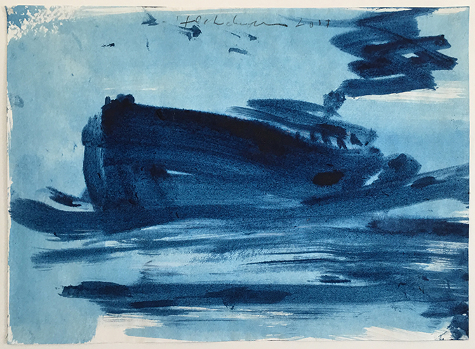 Heckelmann: Blauer Dampfer