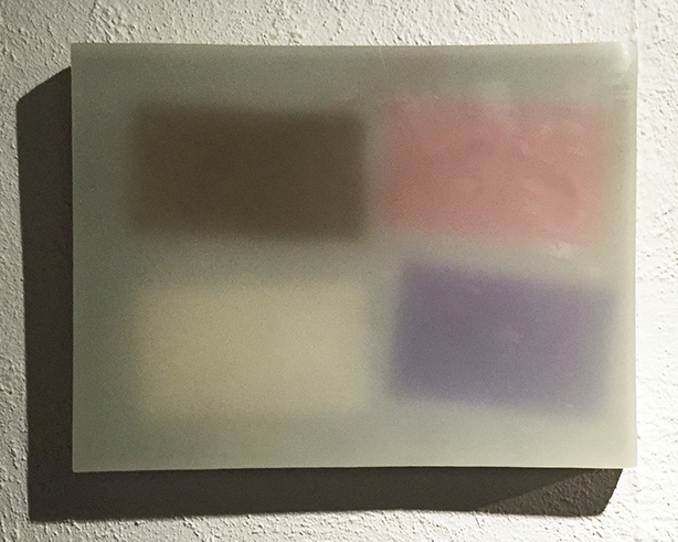 Rolf Hegetusch, Paraffin auf Leinen auf Holz 2000