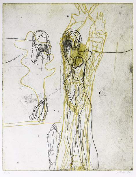 Raimund W&auml;schle, Gelbe + Schwarze Figur