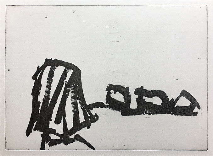 Richard Vogl, Radierung, Fr�chte